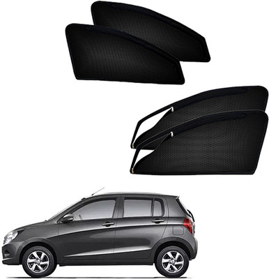 RAKRISH Rear Window, Side Window Sun Shade For Maruti Suzuki Celerio(Black)