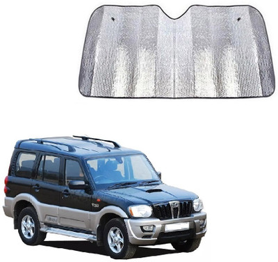 SPREADX Windshield Sun Shade For Mahindra Scorpio(Silver)