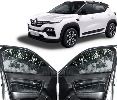 GATIMAN Rear Window, Side Window Sun Shade For Renault Kiger(Black)