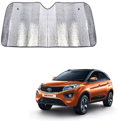 SPREADX Windshield Sun Shade For Tata Nexon(Silver)
