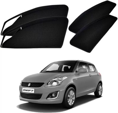 RAKRISH Rear Window, Side Window Sun Shade For Maruti Suzuki New Swift(Black)