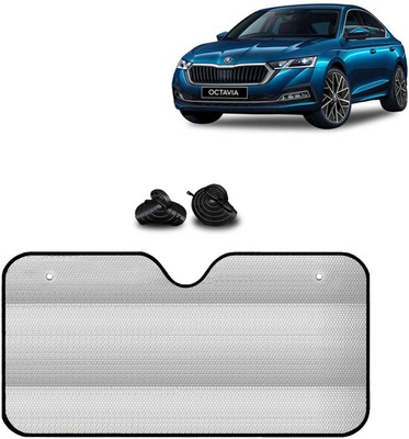 Kingsway Windshield, Dashboard, Rear Window, Side Window Sun Shade For Skoda Octavia(Silver)