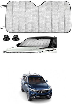 GONAMA Windshield Sun Shade For Mahindra Universal For Car(Silver)