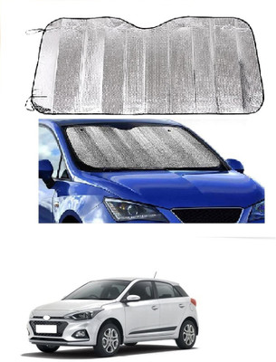 ROSHNEER ENTERPRISES Windshield Sun Shade For Hyundai i20 Elite(Silver)