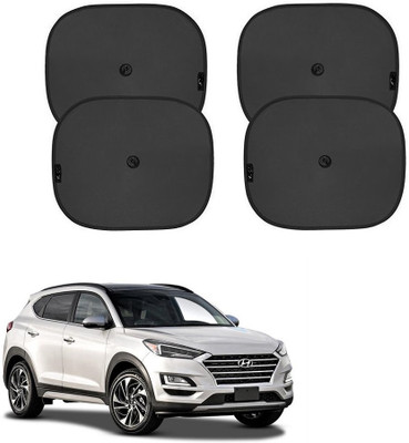 SPREADX Side Window, Rear Window Sun Shade For Hyundai Tucson(Black)
