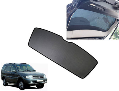AUTO PEARL Rear Window Sun Shade For Tata Safari Dicor(Black)