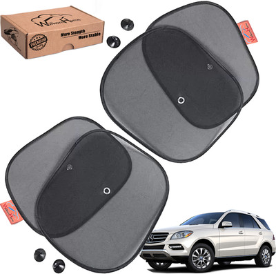 WolkomHome Side Window Sun Shade For Renault Kiger(Black)