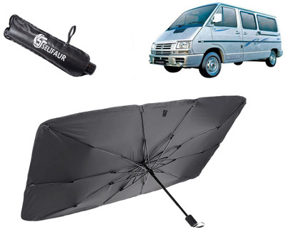 Selifaur Dashboard, Rear Window, Sun Roof, Windshield Sun Shade For Tata Winger(Black)