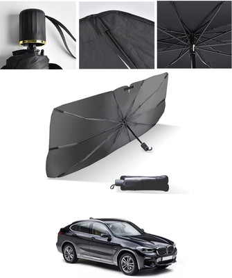 AYW Windshield Sun Shade For BMW X4(Black, Silver)