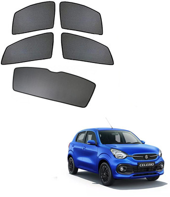 AuTO ADDiCT Side Window, Rear Window Sun Shade For Maruti Suzuki Celerio(Black)