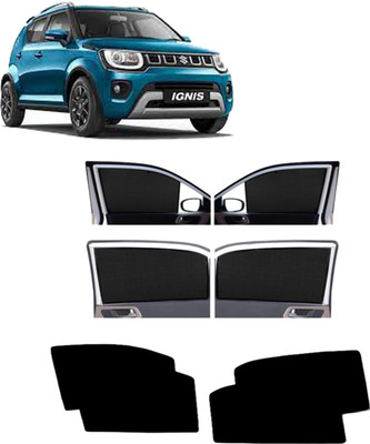 DreamRow Side Window Sun Shade For Maruti Suzuki Ignis(Black)