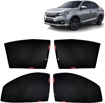 Kingsway Side Window, Rear Window Sun Shade For Honda Amaze(Black)