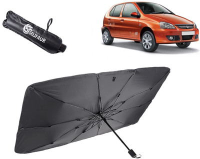 Selifaur Dashboard, Rear Window, Sun Roof, Windshield Sun Shade For Tata Indica(Black)