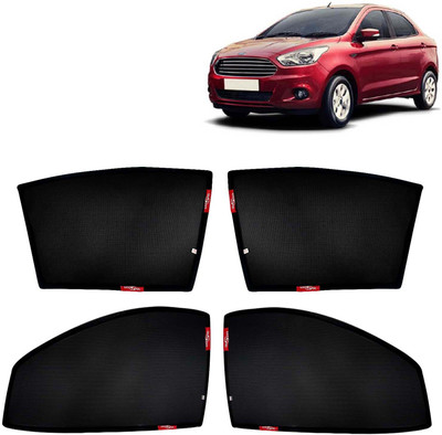 Kingsway Side Window, Rear Window Sun Shade For Ford Figo Aspire(Black)