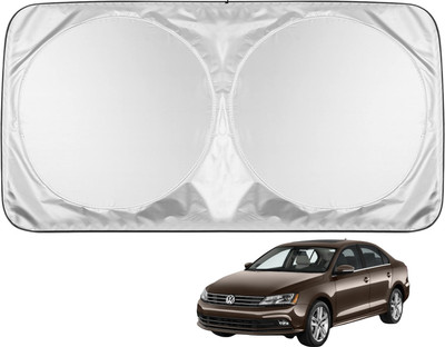 MOCKHE Windshield Sun Shade For Volkswagen Jetta(Silver)