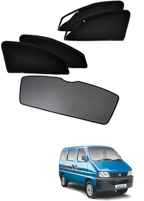 RAKRISH Rear Window, Side Window Sun Shade For Maruti Suzuki Eeco(Black)