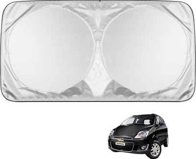 MOCKHE Windshield Sun Shade For Chevrolet Spark(Silver)