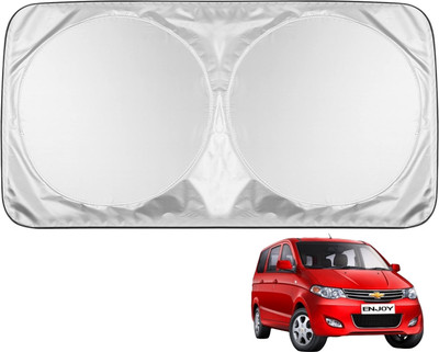 MOCKHE Windshield Sun Shade For Chevrolet Enjoy(Silver)