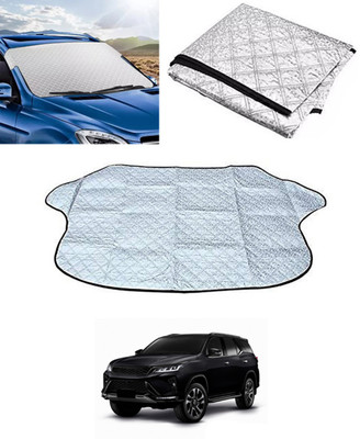 RKPSP Windshield Sun Shade For Toyota Universal For Car(Silver)