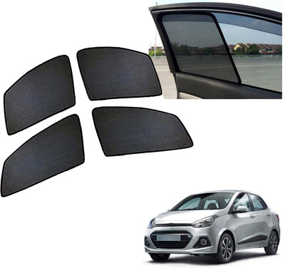 PEEPS STORE Side Window Sun Shade For Hyundai Xcent(Black)