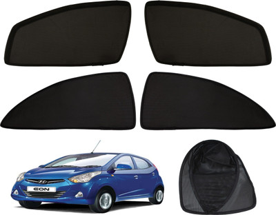 Magnetic Side Window Sun Shade For Hyundai Eon(Black)