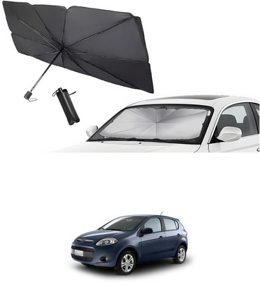 GONAMA Rear Window Sun Shade For Fiat Palio(Silver)