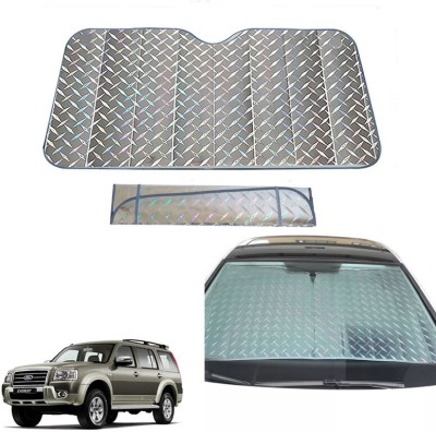 AUTO PEARL Dashboard, Windshield Sun Shade For Ford Endeavour(Grey)