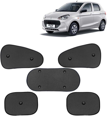 Kingsway Side Window, Rear Window, Windshield Sun Shade For Maruti Suzuki Alto K10(Black)