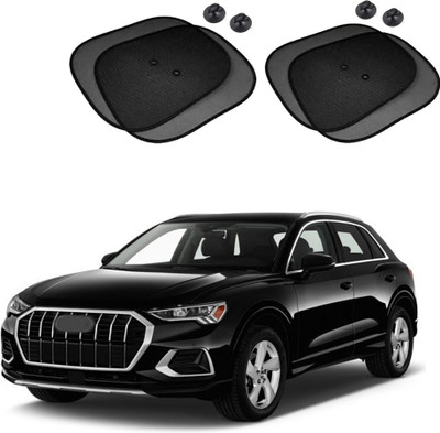 Shopone Rear Window, Side Window Sun Shade For Audi Q3(Black)