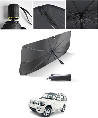 AYW Windshield Sun Shade For Mahindra Scorpio(Black)