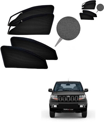 TOP VECHILE Rear Window, Side Window Sun Shade For Mahindra TUV 300(Black)