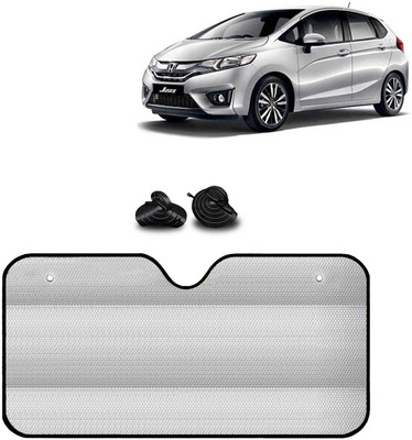 Kingsway Windshield, Dashboard, Rear Window Sun Shade For Honda Jazz(Silver)