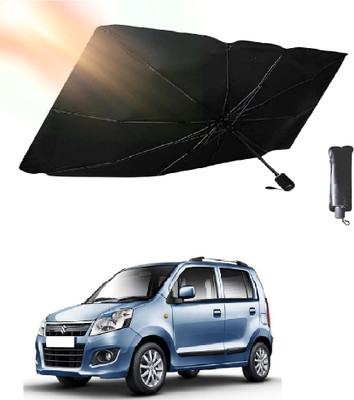 ROSHNEER ENTERPRISES Windshield Sun Shade For Maruti Suzuki WagonR(Black, Silver)