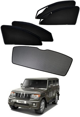 RAKRISH Rear Window, Side Window Sun Shade For Mahindra Bolero(Black)