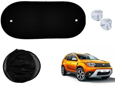 Automotive Prist Rear Window Sun Shade For Renault Duster(Black)