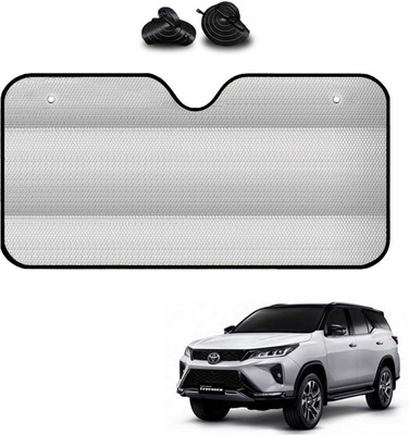 COSMOGEAR Windshield, Dashboard, Rear Window Sun Shade For Toyota Fortuner(Silver)