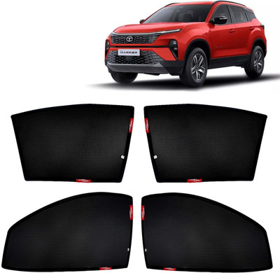 Kingsway Side Window, Rear Window Sun Shade For Tata Harrier(Black)