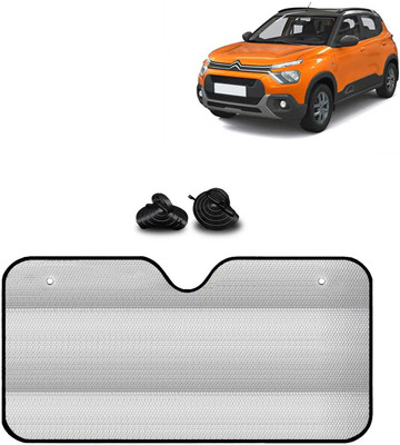 Kingsway Windshield, Dashboard, Rear Window, Side Window Sun Shade For Citroen C3(Silver)