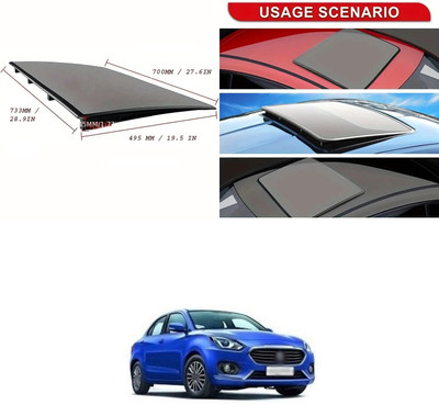XZRTZ Sun Roof Sun Shade For Maruti Suzuki Alto K10(Black)