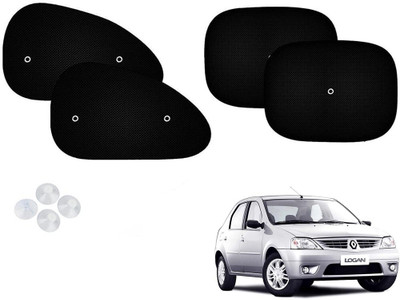 Automotive Prist Side Window Sun Shade For Mahindra Logan(Black)