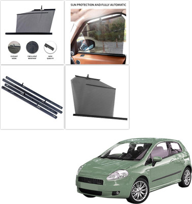 SS FOR YOUR SMART NEEDS Side Window Sun Shade For Fiat Punto(Black)