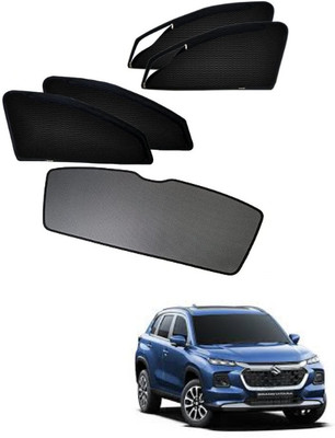 RAKRISH Rear Window, Side Window Sun Shade For Maruti Suzuki Grand Vitara(Black)