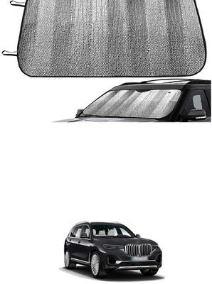 GONAMA Dashboard Sun Shade For BMW Universal For Car(Silver)