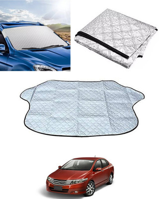 AYW Windshield Sun Shade For Honda Universal For Car(Silver)