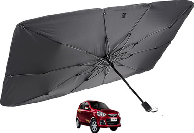 MOCKHE Windshield Sun Shade For Maruti Suzuki Alto K10(Silver)