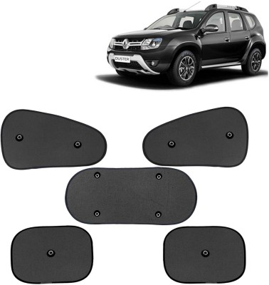 Kingsway Side Window, Rear Window, Windshield Sun Shade For Renault Duster(Black)