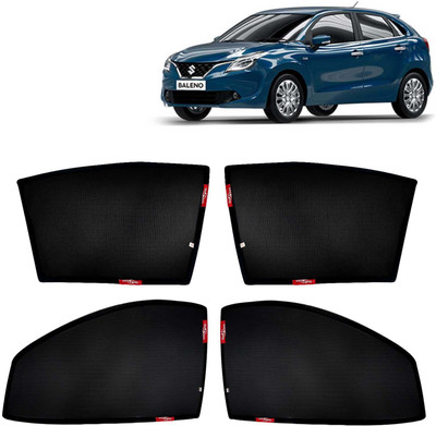 Kingsway Side Window, Rear Window Sun Shade For Maruti Suzuki Baleno(Black)