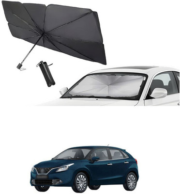 GONAMA Windshield Sun Shade For Maruti Suzuki Baleno(Silver)