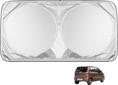 MOCKHE Windshield Sun Shade For Maruti Suzuki Zen Estilo(Silver)