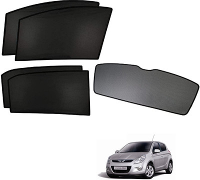 KOZDIKO Side Window, Rear Window Sun Shade For Hyundai i20(Black)